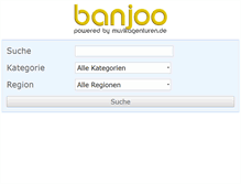 Tablet Screenshot of banjoo.eu